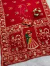 Jk 422 Dola Viscose Weaving Mirror Work Karva Chauth Special Saree